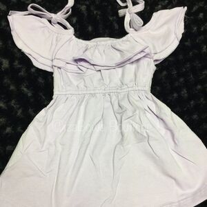 Lavender off the shoulder Dress  LOFF4  4T  NWT Boutique